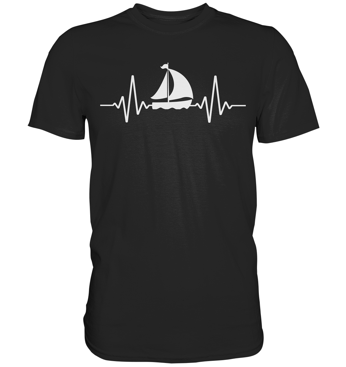 Segeln Herzschlag Segeltrip Segelschiff Segeln Segler  - Premium Shirt