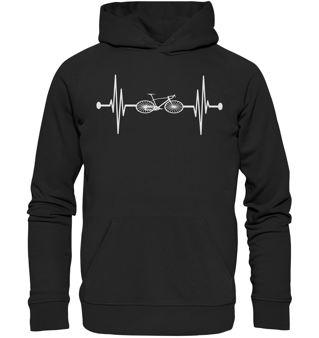 Rennrad Herzschlag Rennrad Herren Radsport Rennradfahrer - Premium Unisex Hoodie