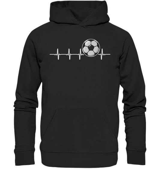 Fußball Herzschlag Fußball Fan Fußballer Fußballspiel - Premium Unisex Hoodie