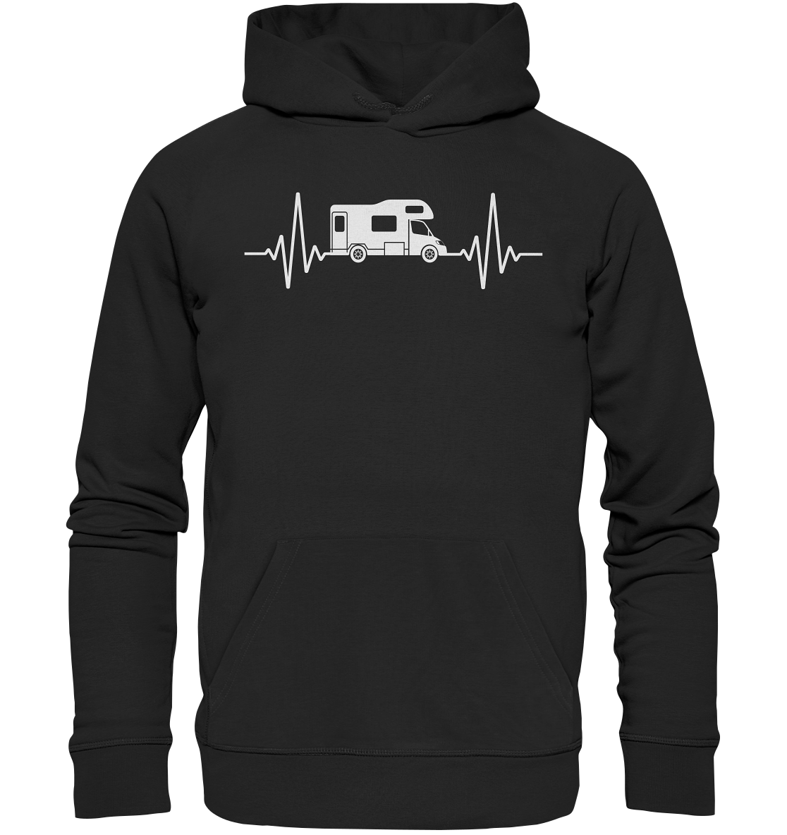 Camping Herzschlag Camper Wohnwagen Wohnmobil  - Premium Unisex Hoodie