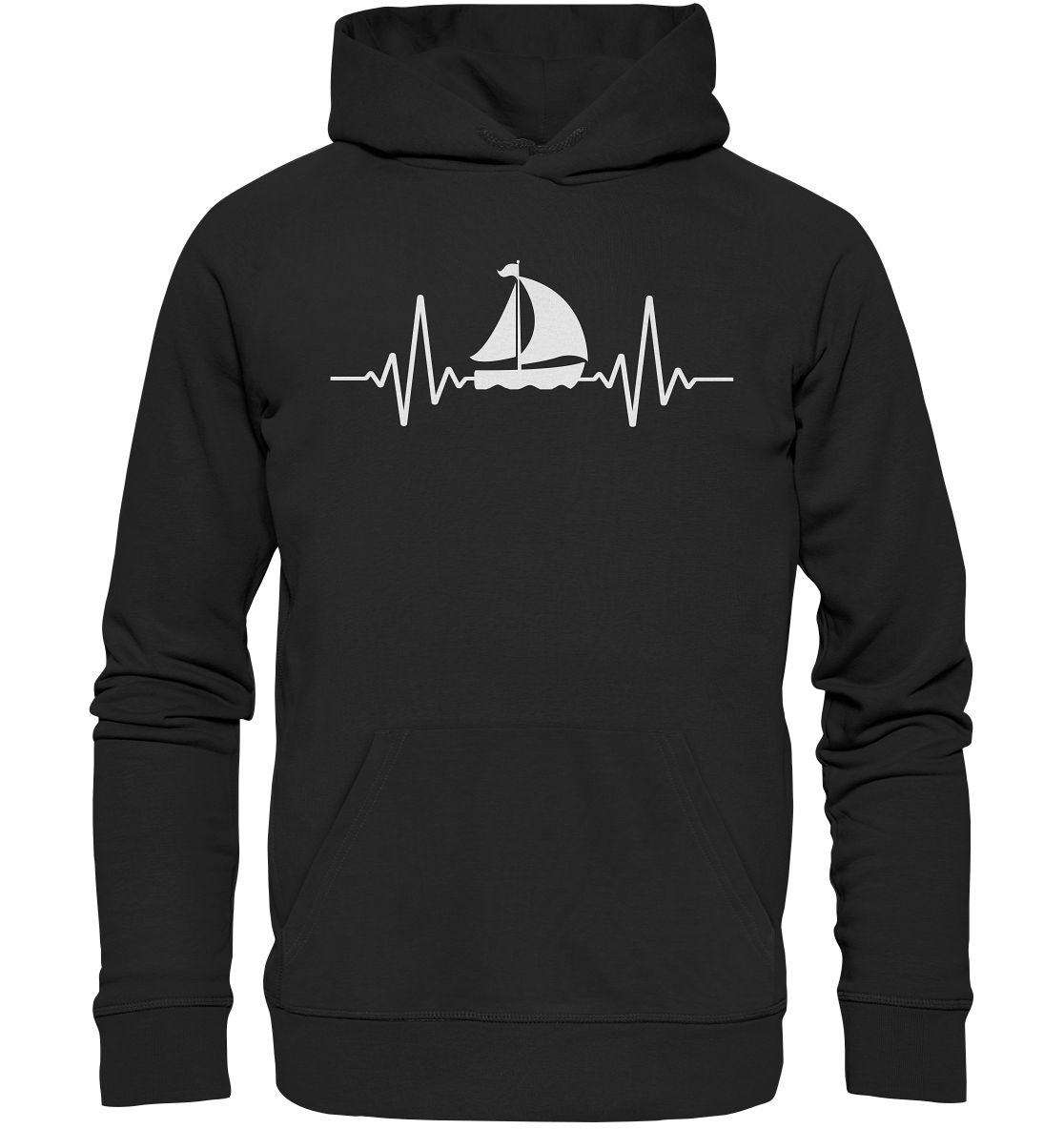 Segeln Herzschlag Segeltrip Segelschiff Segeln Segler  - Premium Unisex Hoodie