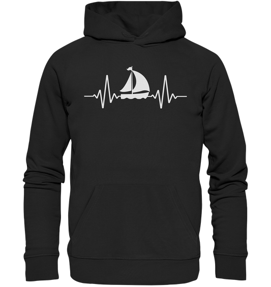 Segeln Herzschlag Segeltrip Segelschiff Segeln Segler  - Premium Unisex Hoodie